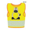 Gyermek jólláthatósági mellény - zebra mintával