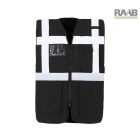 Wismar Comfort-Fit Párnázott biztonsági mellény fekete