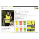 Soltau Comfort-Fit biztonsági zöld mellény - fekete szegéllyel