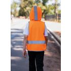 Odense - kapucnis jólláthatósági gyermek mellény narancs színben