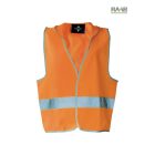 Odense - kapucnis jólláthatósági gyermek mellény narancs színben