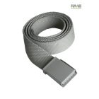 Basel öv nikkelmentes csattal - szürke