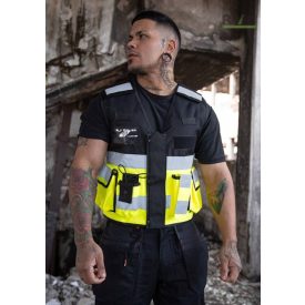 Bonn taktikai mellény - fekete/sárga