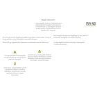 NIRO, zuhanásgátló kernmantle kötélen, 10 m energiaelnyelővel