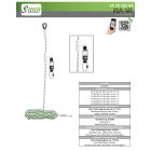 NIRO, zuhanásgátló kernmantle kötélen, 10 m energiaelnyelővel