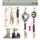 OLYMPE ATEX - autómata zuhanásgátló 20 méteres horganyzott acél drótkötéllel
