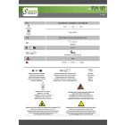 Olvadt fémeknek ellenálló lángmentesített energia elnyelő - 1 méteres