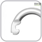 Acél csavaros karabíner rögzíttőcsappal