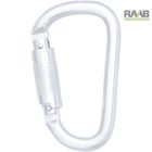 Rozsdamentes acél negyed fordulatú karabiner