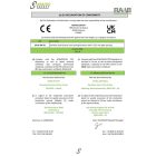 Rozsdamentes acél negyed fordulatú karabiner