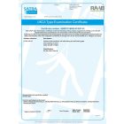 Rozsdamentes acél negyed fordulatú karabiner