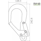 Elektromosan ellenálló állványkapocs - 14 kV