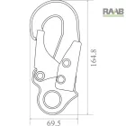 Elektromosan ellenálló kapocs - 14 kV