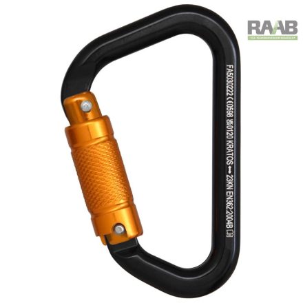 Hármas záródású karabiner - alumínium