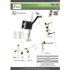 ARGO ATEX minősítéses Mentő- és munkacsörlő állványhoz, rozsdamentes acél drótkötéllel - 20 m