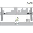 O-LINE - ideiglenes mentőkötél 4 felhasználó számára