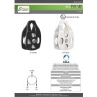 Egyszerű szíjtárcsa mozgatható karimával - egy rögzítéses