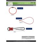 Nyitható szerszámbefogó huzalhurok 3 db