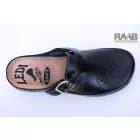 Bőr klumpa fekete csatos