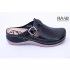 Bőr klumpa fekete csatos