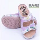 Virág mintás női papucs