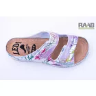 Virág mintás női papucs