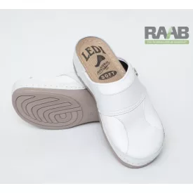 Női anatómiai halluxos bőr klumpa fehér színben