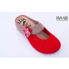 Filc anyagból készült szobapapucs