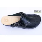 Gumis lábfejű klumpa - fekete 