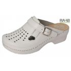 Gumis lábfejű klumpa - fehér