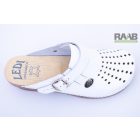 Gumis lábfejű klumpa - fehér