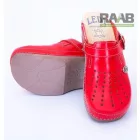 Gumis lábfejű klumpa - piros