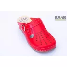 Gumis lábfejű klumpa - piros