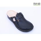 Unisex bőr gyógy klumpa fekete csatos