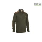 PULL FOX ZIPPE PULÓVER ZÖLD