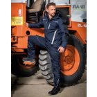 56-os méretű zöld LEIB Flex derekas munkanadrág 