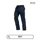 56-os méretű zöld LEIB Flex derekas munkanadrág 