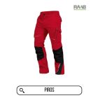 56-os méretű zöld LEIB Flex derekas munkanadrág 