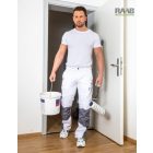 56-os méretű zöld LEIB Flex derekas munkanadrág 