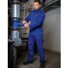 56-os méretű zöld LEIB Flex derekas munkanadrág 