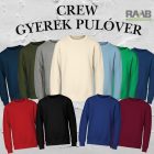 Crew gyerek pulóver