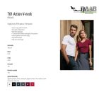 Női Action V-neck póló