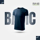 Basic tengerészkék férfi Póló 10db-os szett 3-4XL-ig