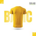 Basic sárga férfi Póló 10db-os szett 3-4XL-ig