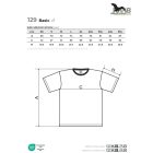 Basic sárga férfi Póló 10db-os szett