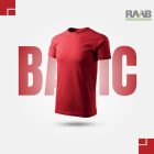 Basic piros férfi Póló 10db-os szett 3-4XL-ig