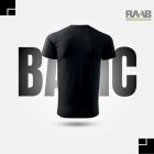 Basic fekete férfi Póló 10db-os szett 5XL-ig