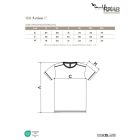 Action petrol kék környakas férfi póló 10db-os szett