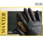 Maxter Nitril Fekete púder mentes  kesztyű 5,5 gr