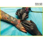 Maxter Nitril Fekete púder mentes  kesztyű 5,5 gr